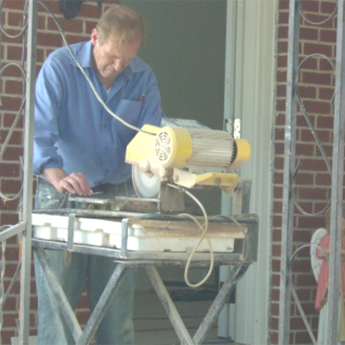 Basilica Volunteer Helping after Hurricane Katrina hit Louisiana 2005FTA 11